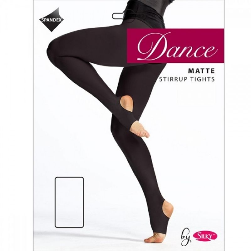 Sort Matt Stirrup Tight