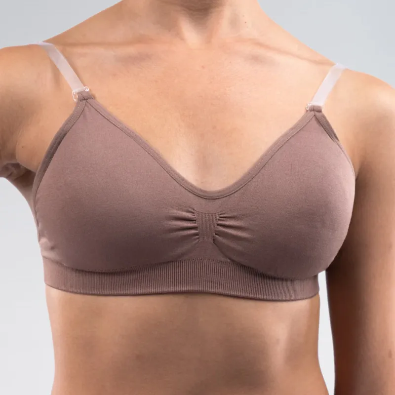 Clear Back Bra with Padding