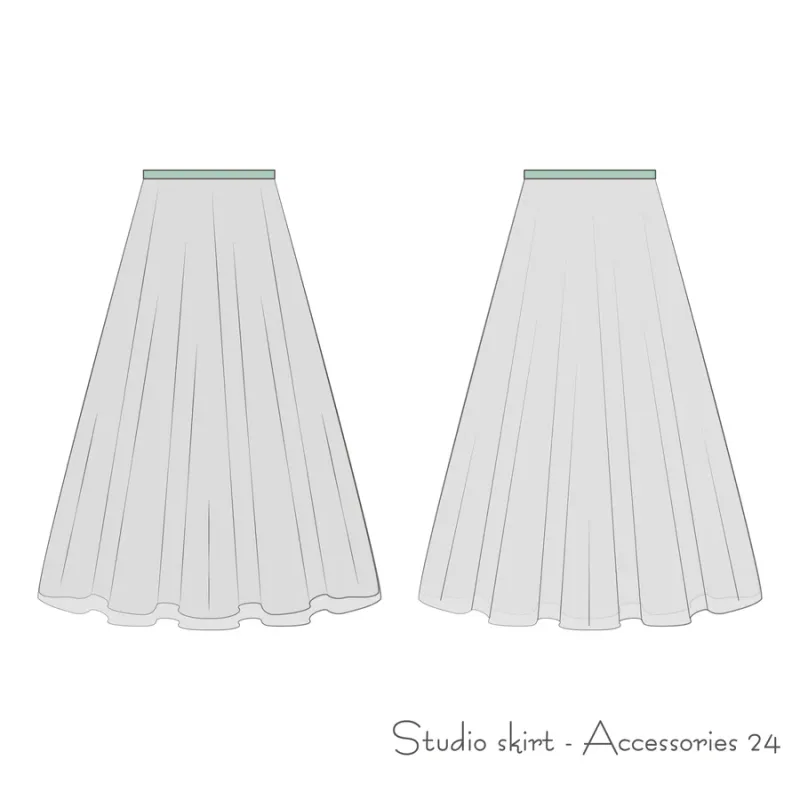Rosa DellaLo'  Studio Skirt 2025